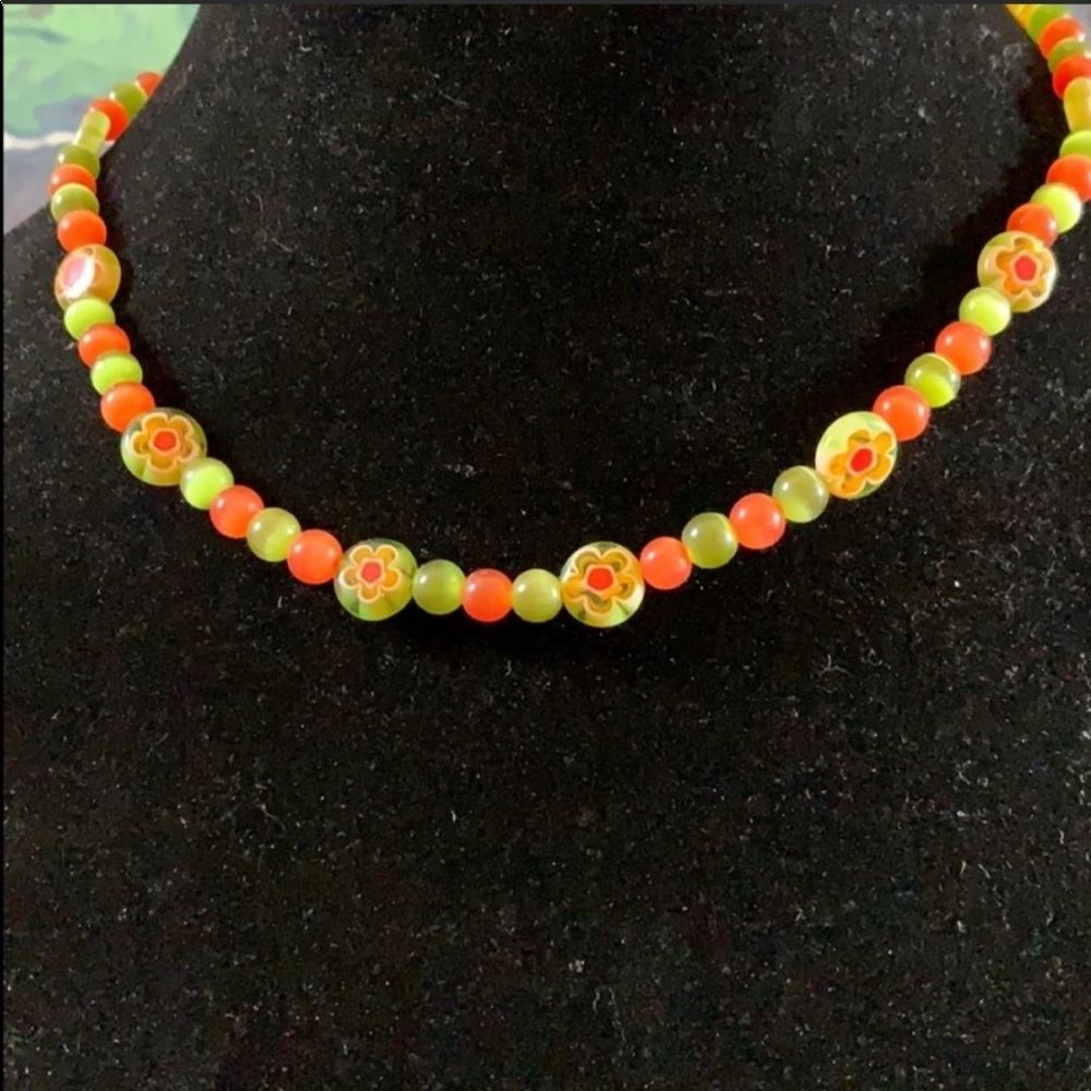 4/$30 Bright Glass Necklace